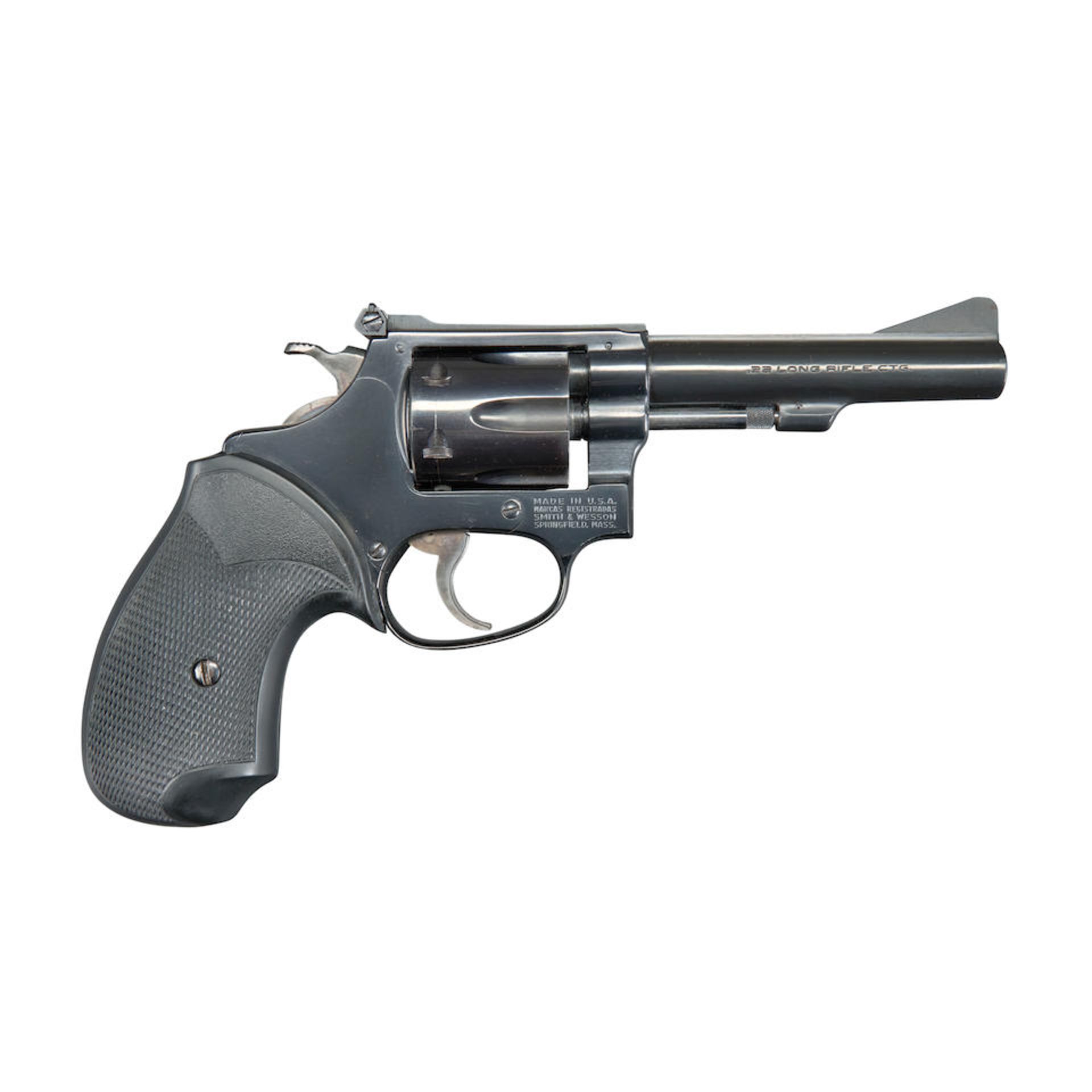 Smith & Wesson Model 34-1 Double Action Revolver, Modern handgun - Image 3 of 3