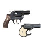 A .38 Caliber Revolver and a .22 Caliber Derringer, Modern handgun