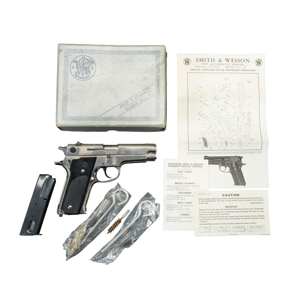 Smith & Wesson Model 59 Semi-Automatic Pistol, Modern handgun