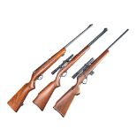 Three Marlin .22 Caliber Rifles. Modern firearm