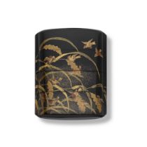 AFTER HARA YOYUSAI (1772-1845/6) A Black-Lacquer Three-Case Inro Late Edo period (1615-1868) or ...