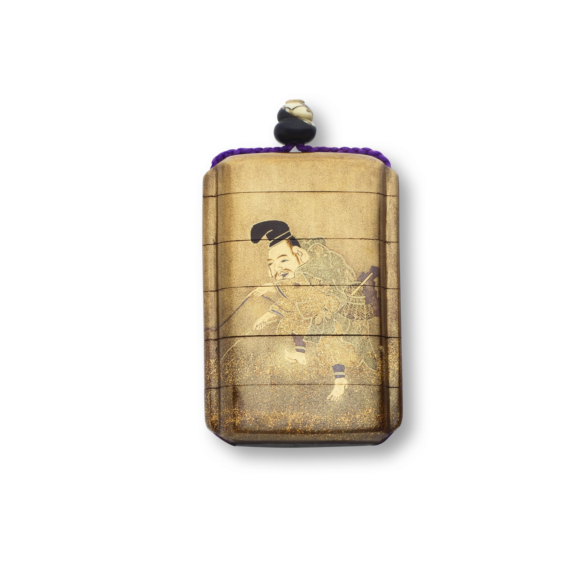 HARA YOYUSAI (1772-1845/6) A Gold-Lacquer Five-Case Inro Edo period (1615-1868), mid-19th century