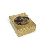 A GOLD-LACQUER LARGE RECTANGULAR RYOSHIBAKO (DOCUMENT BOX) Meiji era (1868-1912), late 19th/earl...