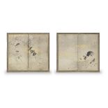 NAGASAWA ROSETSU (1754&#8211;1799) Chickens and Crows Edo period (1615-1868), late 18th century (2)