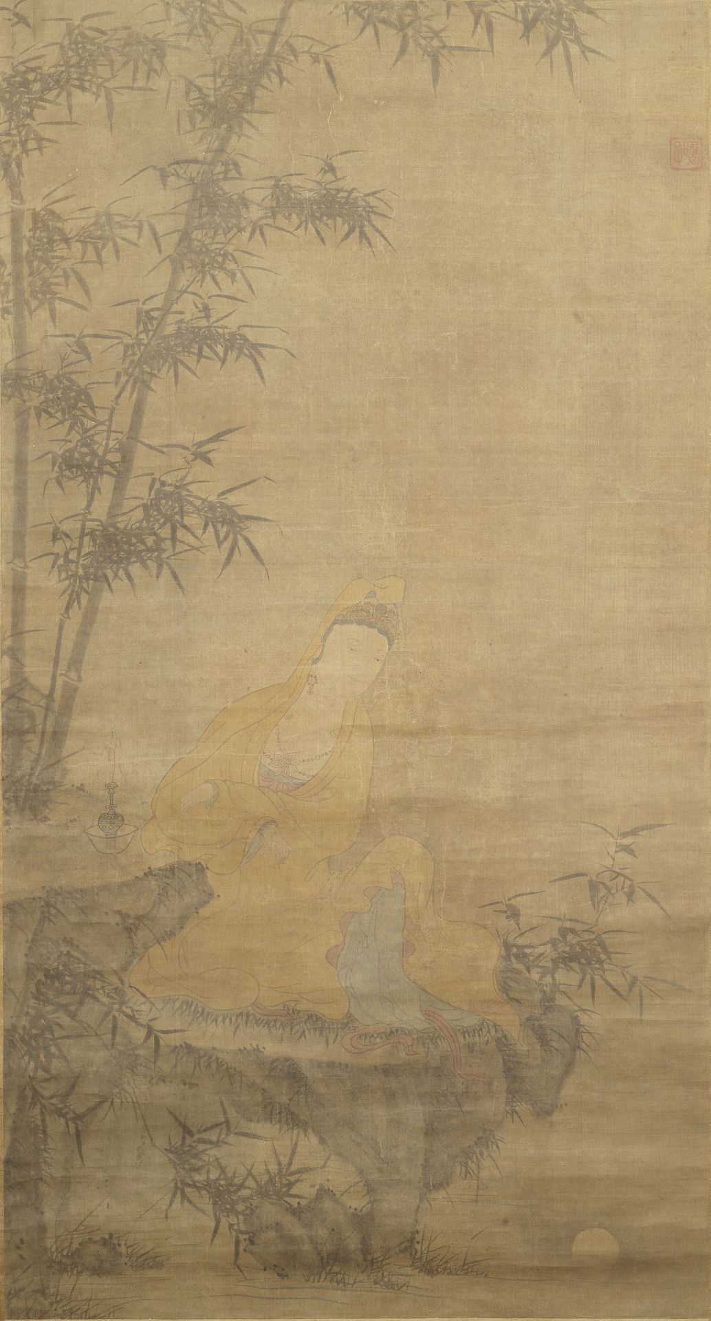 ATTRIBUTED TO YAOZI (YUAN DYNASTY) Water Moon Guanyin, 16th/17th century