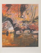 Arthur Boyd (1920-1999) Reflecting Rocks, 1997 (sheet size) (unframed)
