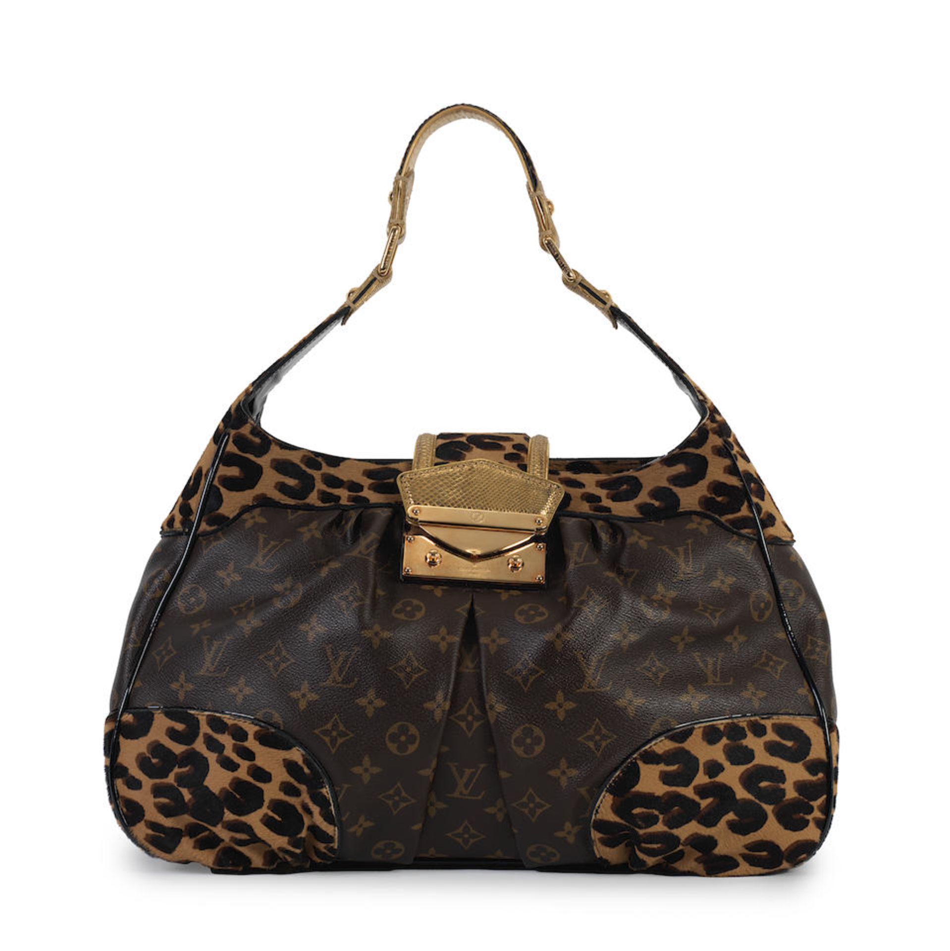 Louis Vuitton: a Leopard Polly Shoulder Bag 2006 (includes shoulder strap and dust bag)