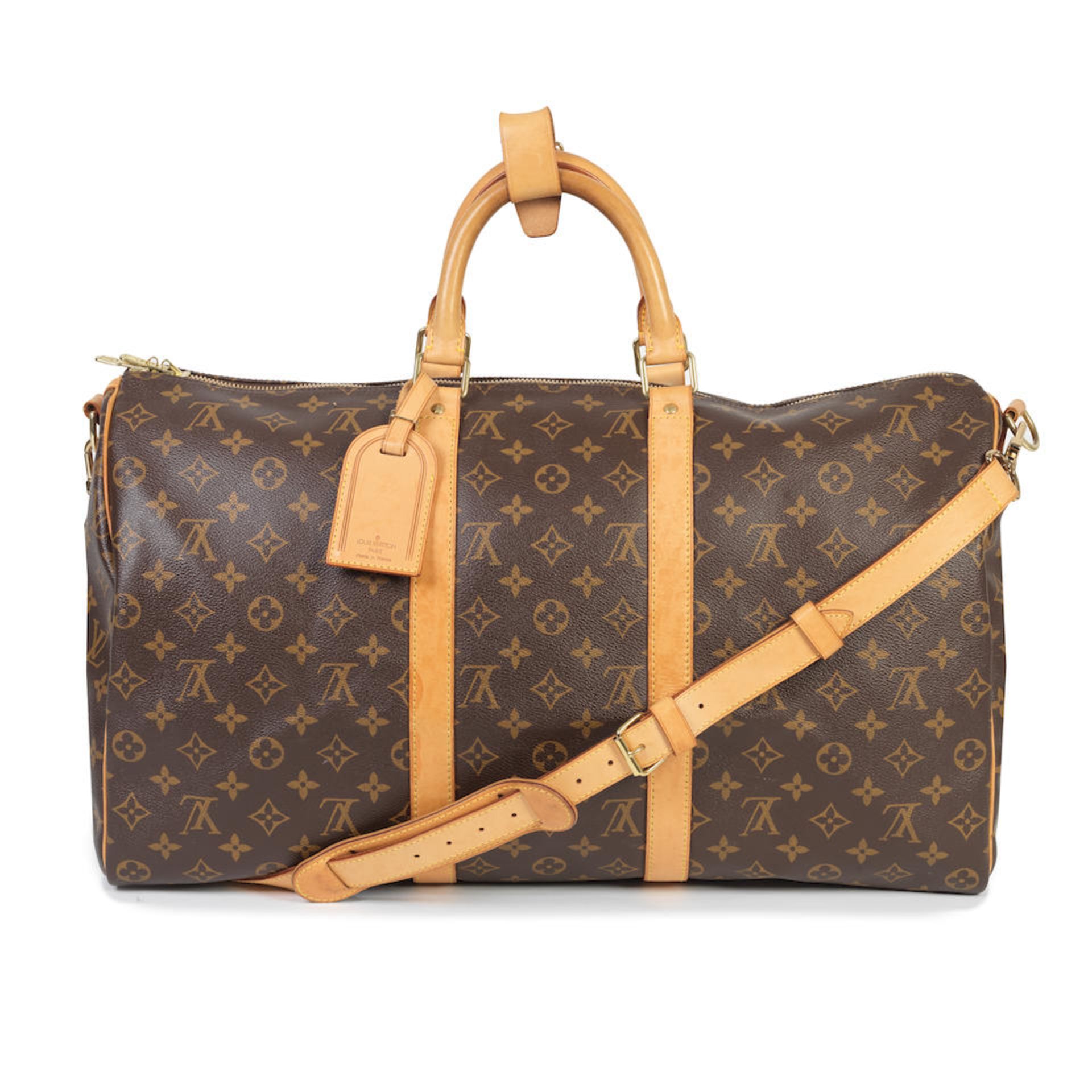 Louis Vuitton: a Monogram Keepall Bandoulière 50 2006 (includes shoulder strap, handle tidy...