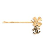 Karl Lagerfeld: a Clover Hair Pin Spring 2003