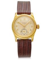 [NO RESERVE] ROLEX. A GOLD-PLATED MANUAL WIND WRISTWATCH Pioneer, Ref: 3373, c. 1930s