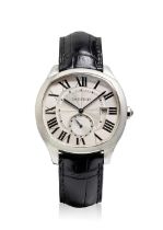 CARTIER. A STAINLESS STEEL AUTOMATIC CALENDAR WRISTWATCH Drive De Cartier, Ref: WSNM0004, c. 2010s