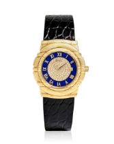 PIAGET. AN 18K GOLD QUARTZ CALENDAR WRISTWATCH Tanagra , Ref: G0A15027, c. 1990s