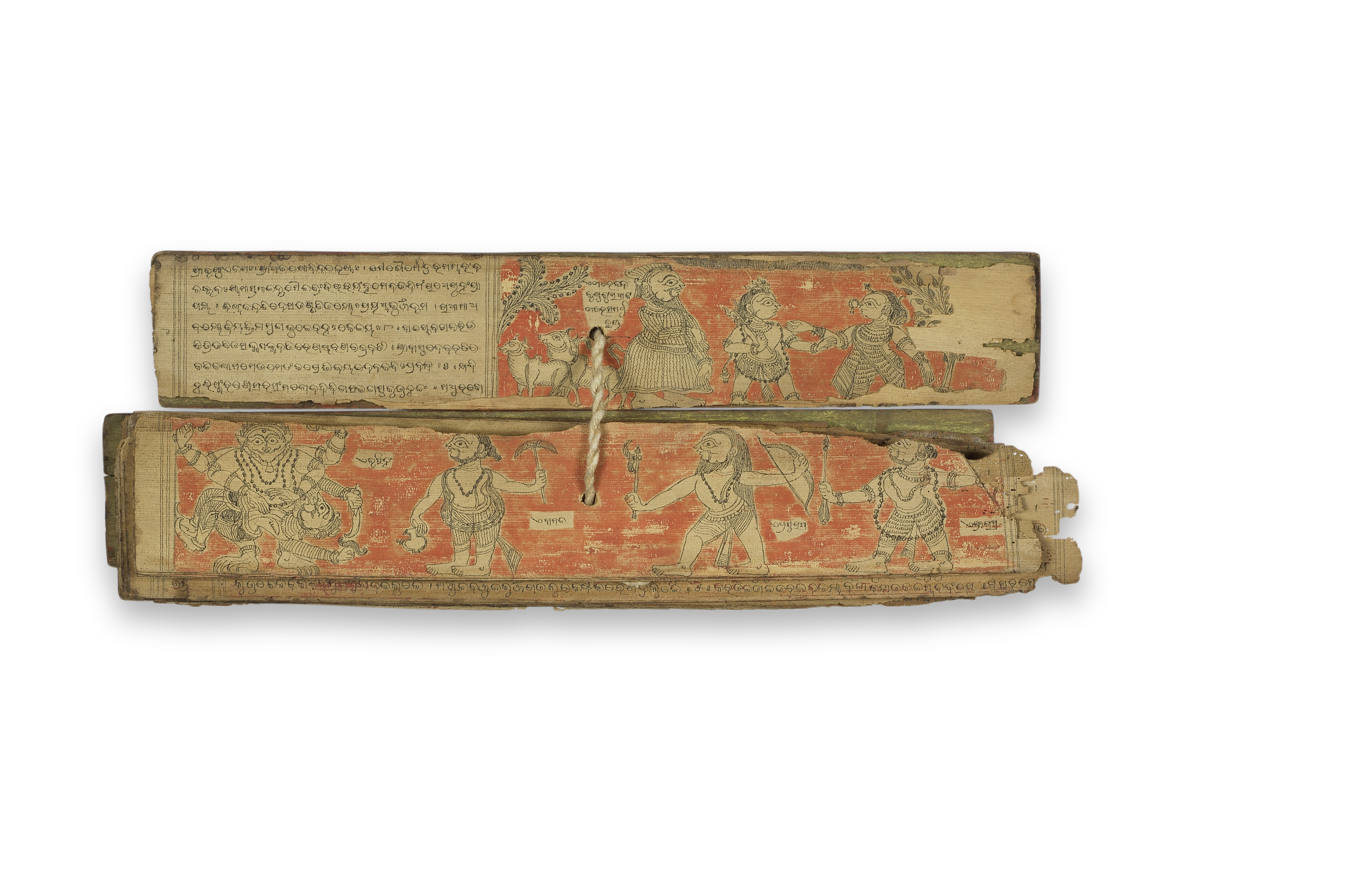A palm-leaf manuscript of the Gita Govinda, with 27 illustrations Orissa, late 17th Century