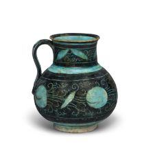 A Timurid silhouette ware pottery jug Persia or Central Asia, 15th Century