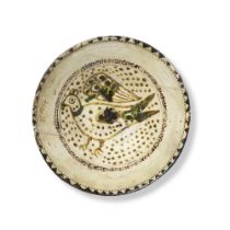 A Nishapur slip-painted pottery bowl Persia, 10th Century