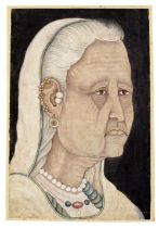 An elderly woman, Bibi Juliyana (Juliana Dias da Costa), a former attendant of the Mughal Empero...