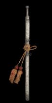 A silver-mounted steel sword (kattara) Oman, 18th/ 19th Century