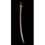 A rare Ilkhanid steel sword (kilij) Persia, 13th/14th Century