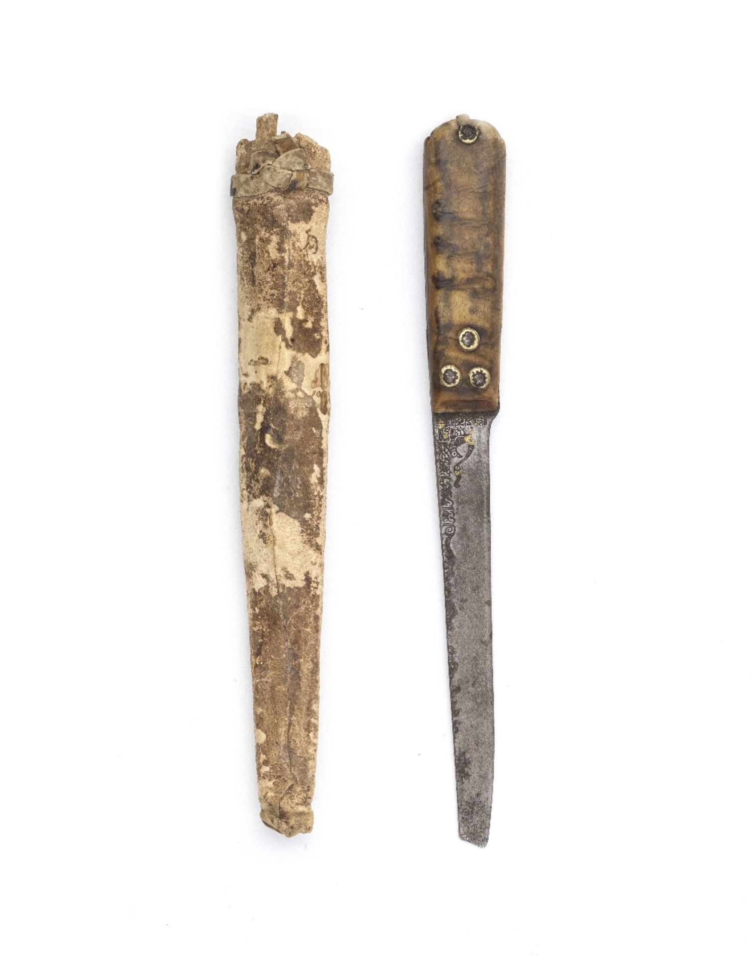 A rare Ghaznavid gold-inlaid steel dagger Persia, 11th/ 12th Century