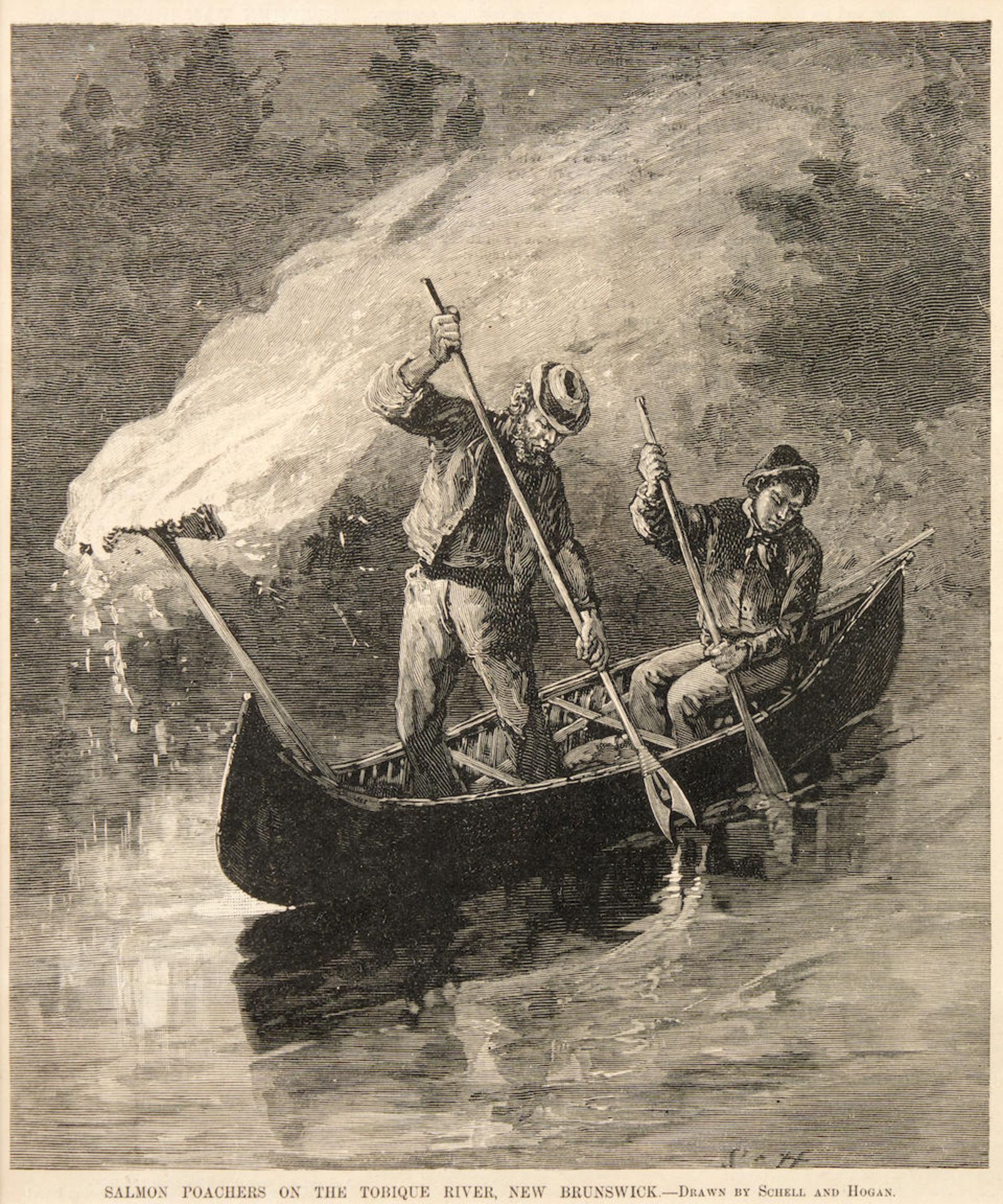 THREE NEWSPAPER PRINTS OF FISHING