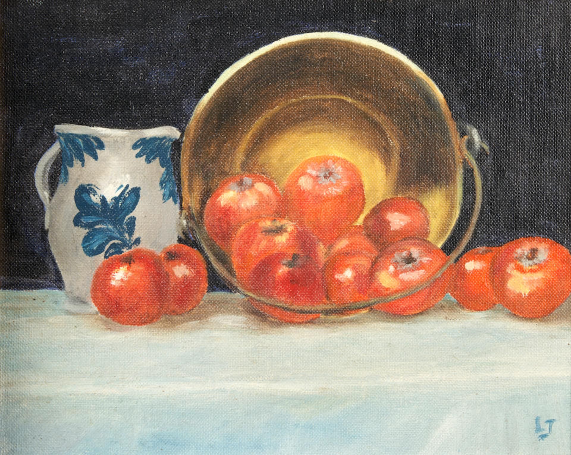 AMERICAN SCHOOL (19TH/20TH CENTURY) STILL LIFE WITH TOMATOES