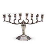 GERMAN SILVER MENORAH