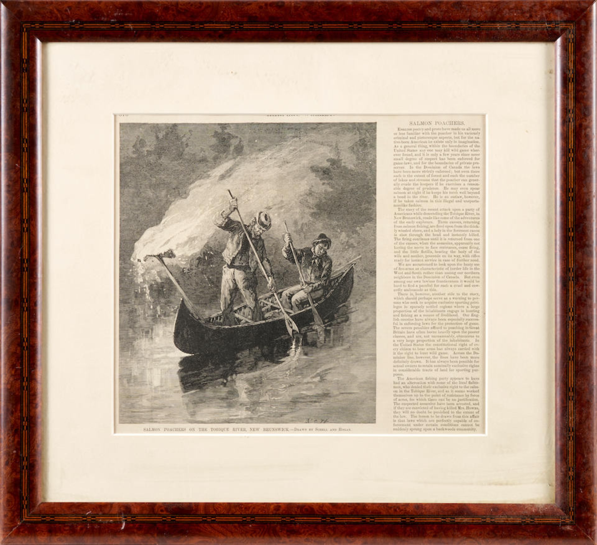 THREE NEWSPAPER PRINTS OF FISHING - Bild 4 aus 4