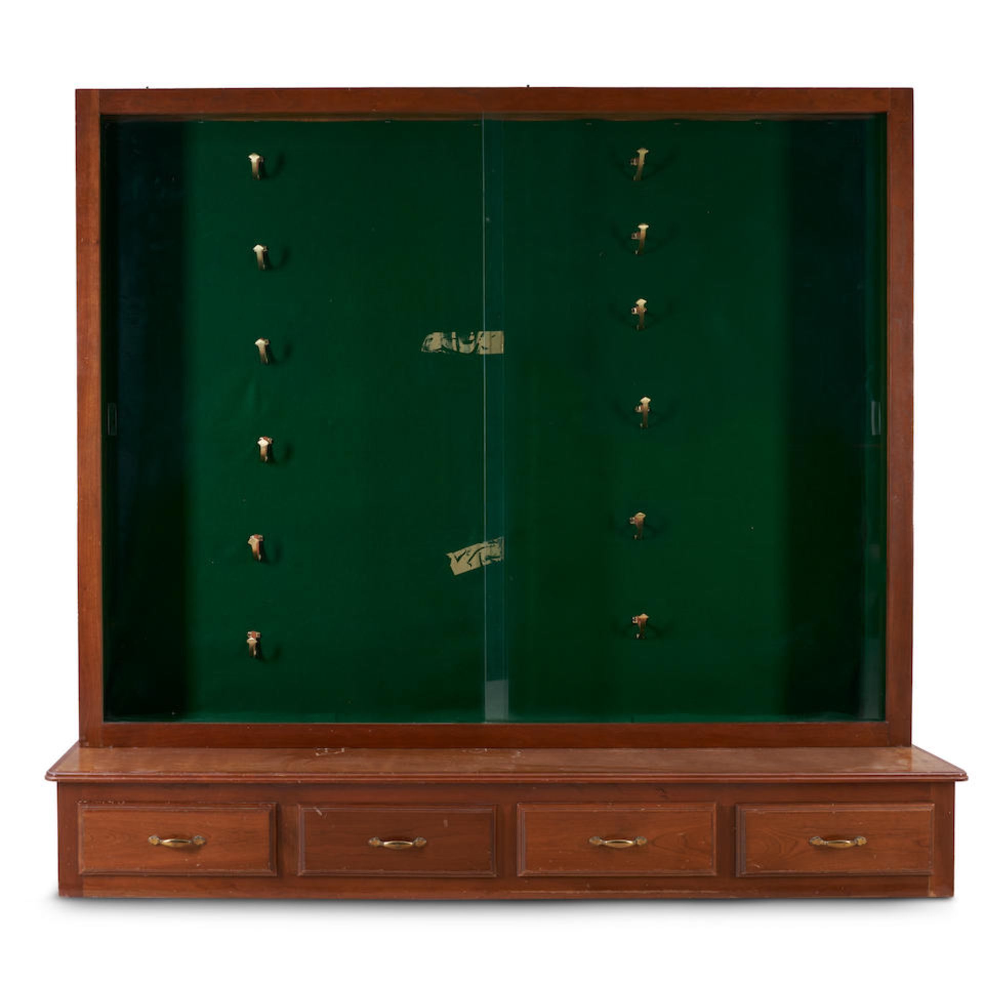 MODERN MAPLE DISPLAY CASE