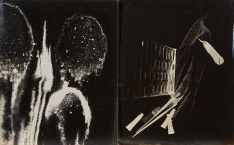 GYORGY KEPES (HUNGARIAN/AMERICAN, 1906-2001) TWO PRINTED PHOTOGRAMS
