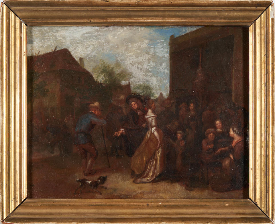 MANNER OF RICHARD BRAKENBURGH, (DUTCH, 17TH/18TH CENTURY) FESTIVITIES IN THE VILLAGE