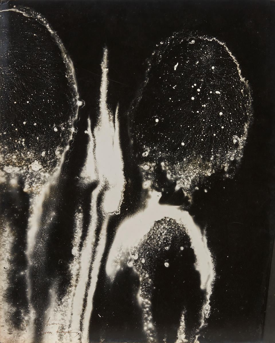 GYORGY KEPES (HUNGARIAN/AMERICAN, 1906-2001) TWO PRINTED PHOTOGRAMS - Image 2 of 3