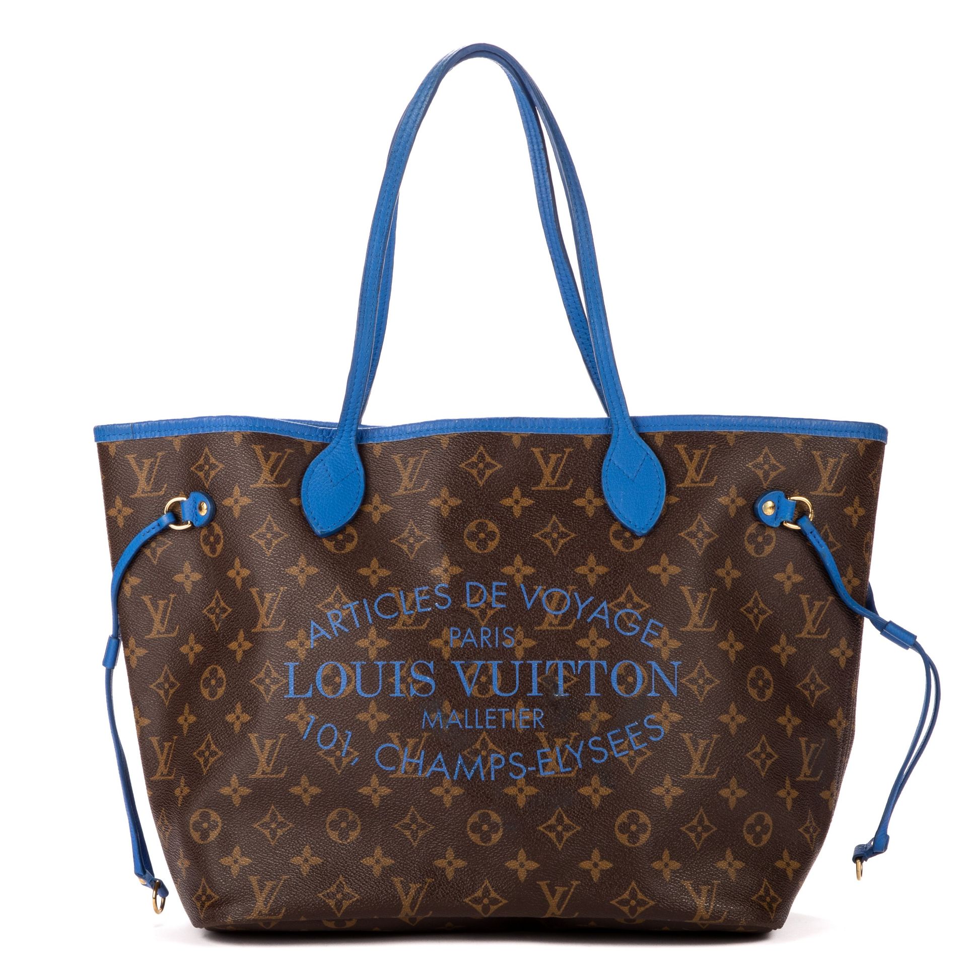 Louis VUITTON, Edition Limit&#233;e, ann&#233;e 2013. Sac 'Neverfull Articles de Voyage' en toil...