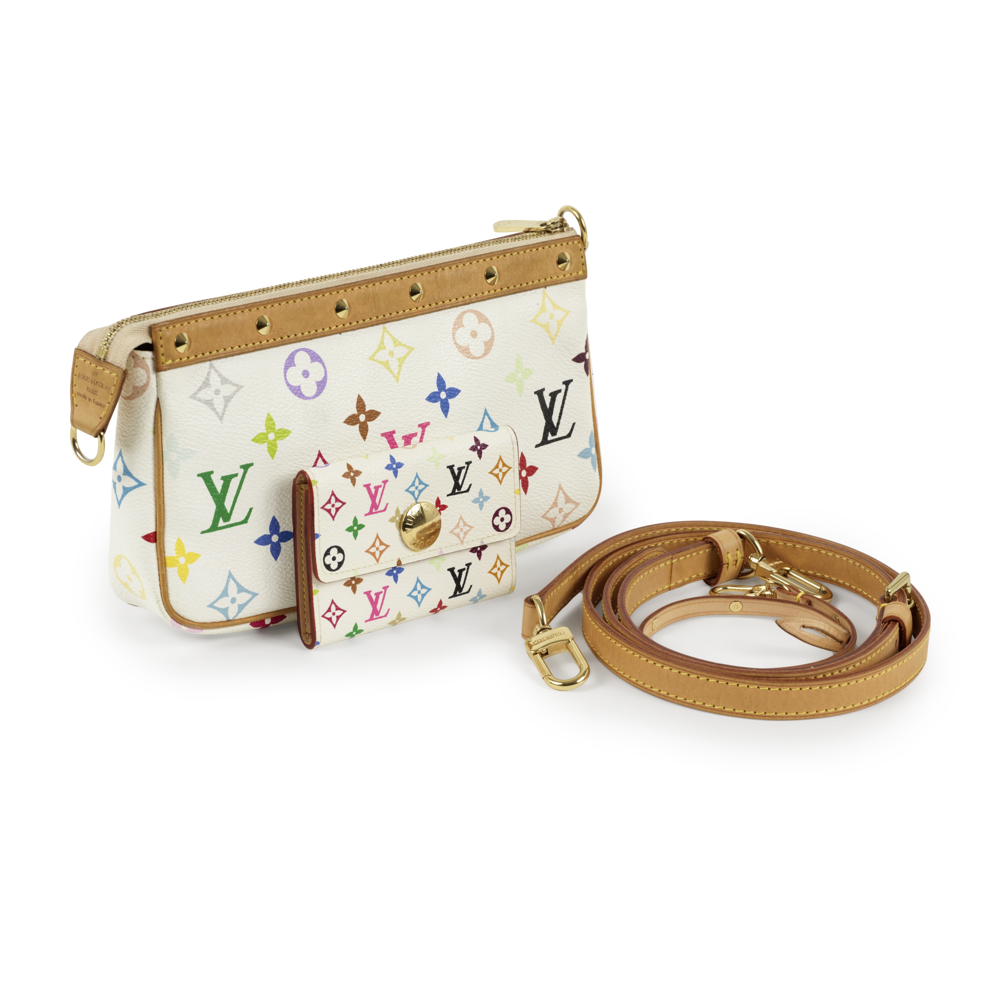 LOUIS VUITTON x Takashi Murakami, ann&#233;e 2005. Pochette accessoires. Directeur artistique : ...