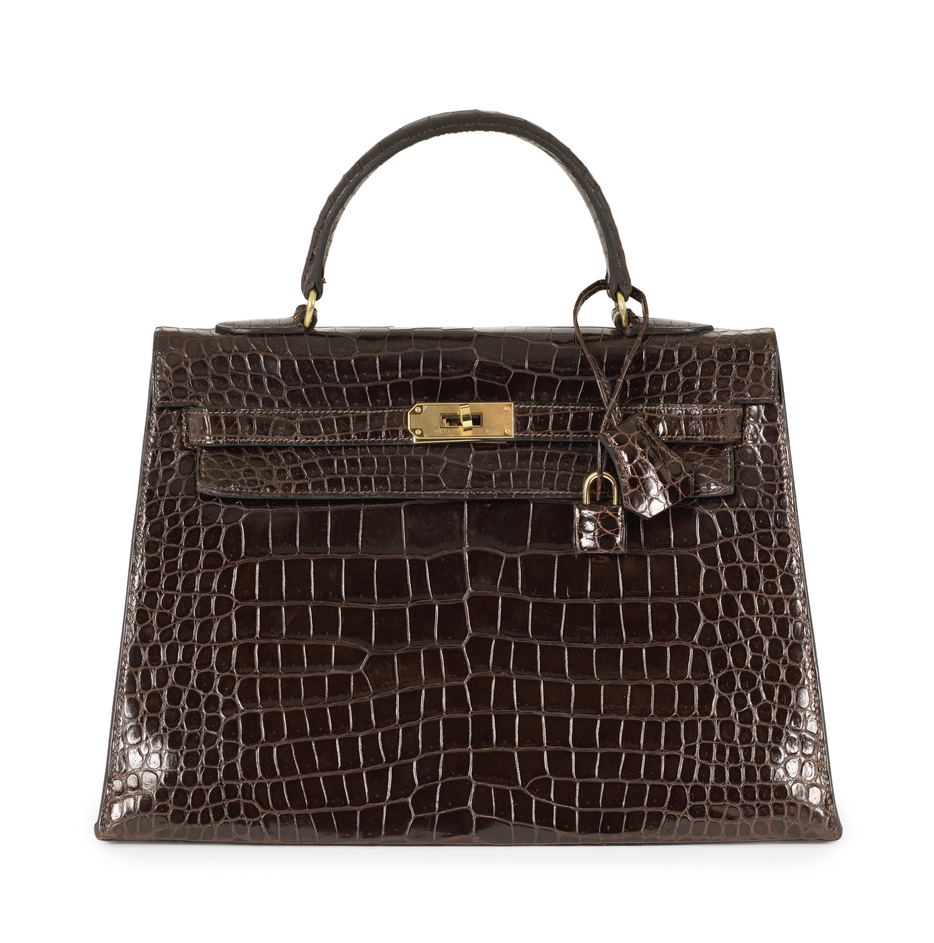 HERMES Paris, circa 1960. Sac 'Kelly Sellier' 32 cm