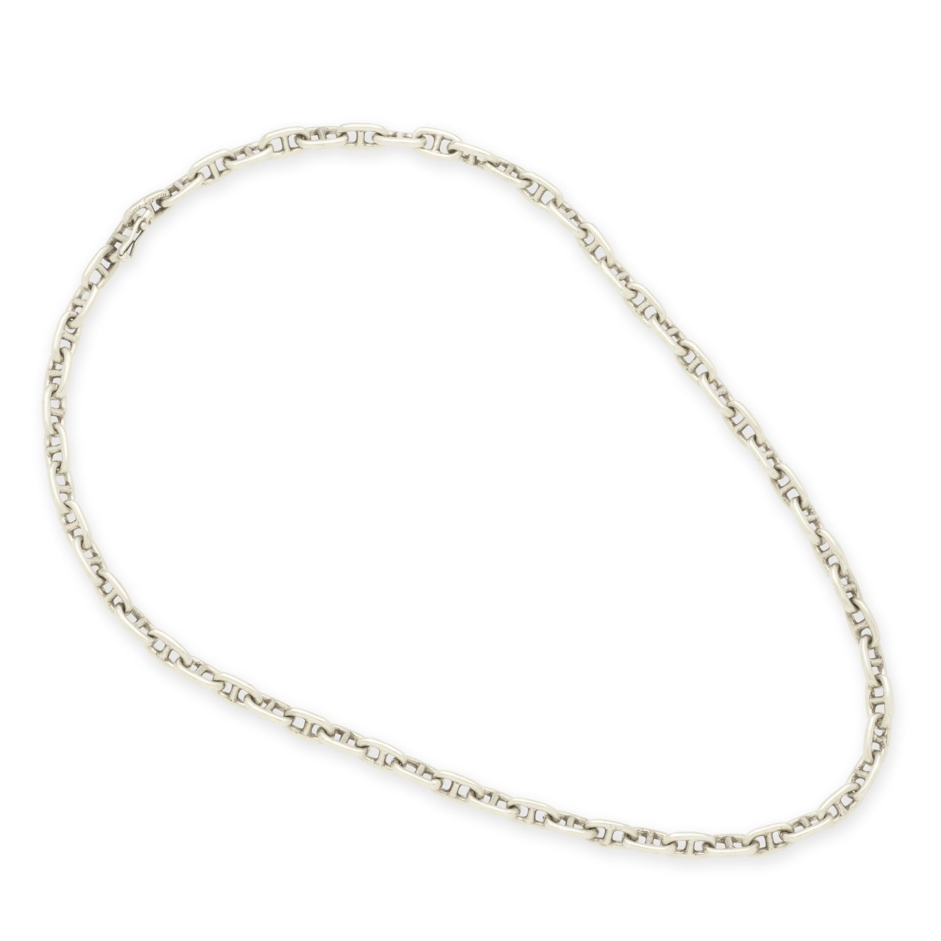 HERMES Paris. Collier 'Chaine d'Ancre' mini mod&#232;le