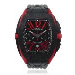 Franck Muller. A titanium automatic calendar chronograph wristwatch Conquistador Sport GPG, Ref...