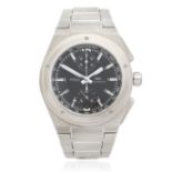 IWC. A stainless steel automatic chronograph bracelet watch Ingenieur Chronograph, Ref: 3725, P...