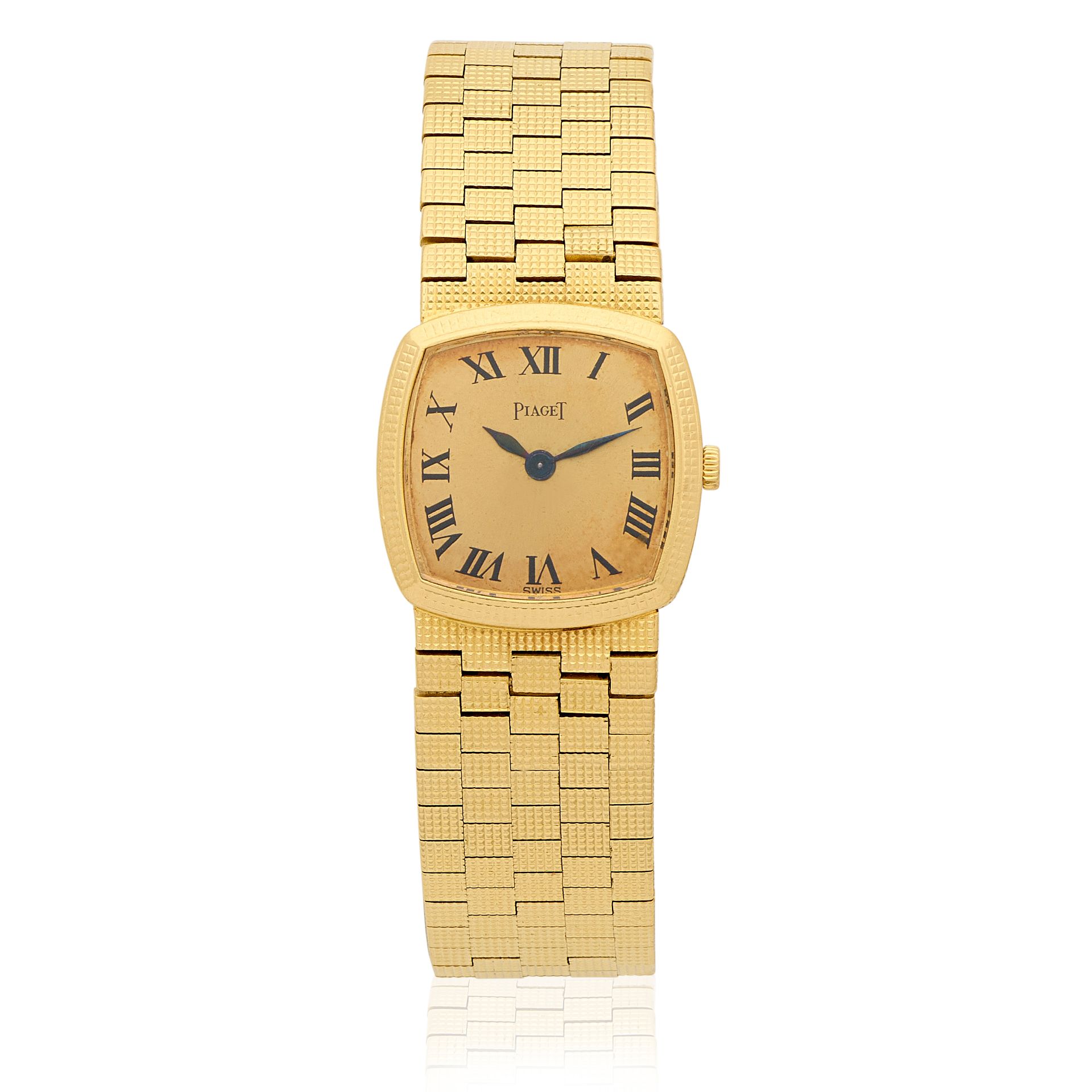 Piaget. A lady's 18K gold manual wind bracelet watch Brimingham Hallmark for 1964