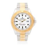 Rolex. A stainless steel and gold automatic calendar bracelet watch Yacht-Master, Ref: 16623, P...