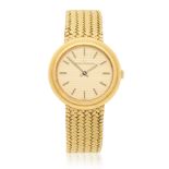 Girard-Perregaux. An 18K gold manual wind bracelet watch with sigma dial Purchased 3rd July 1978