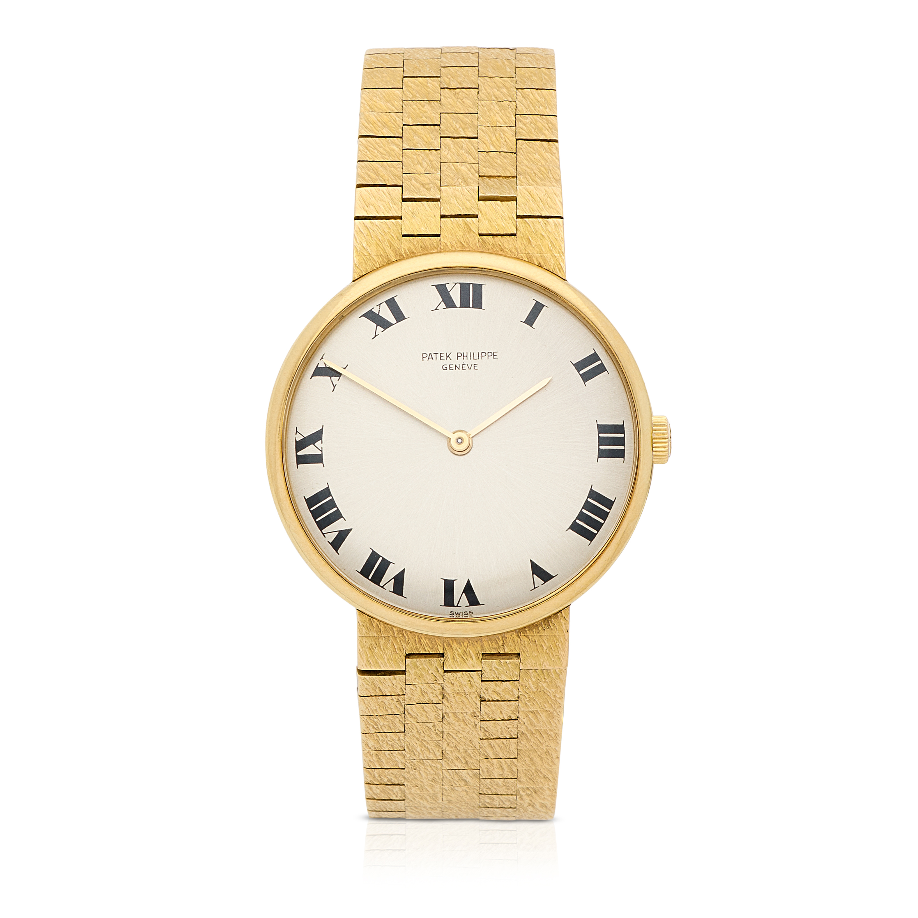 Patek Philippe. An 18K gold manual wind bracelet watch Calatrava , Ref: 2592, Circa 1965