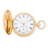 William Alston, Dundee. An 18K key wind full hunter pocket watch London Hallmark for 1870