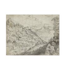 PIETER BRUEGHEL L'ANCIEN d'apr&#232;s (circa 1525-circa 1569) Grand Paysage Alpin, circa 1555 (B...