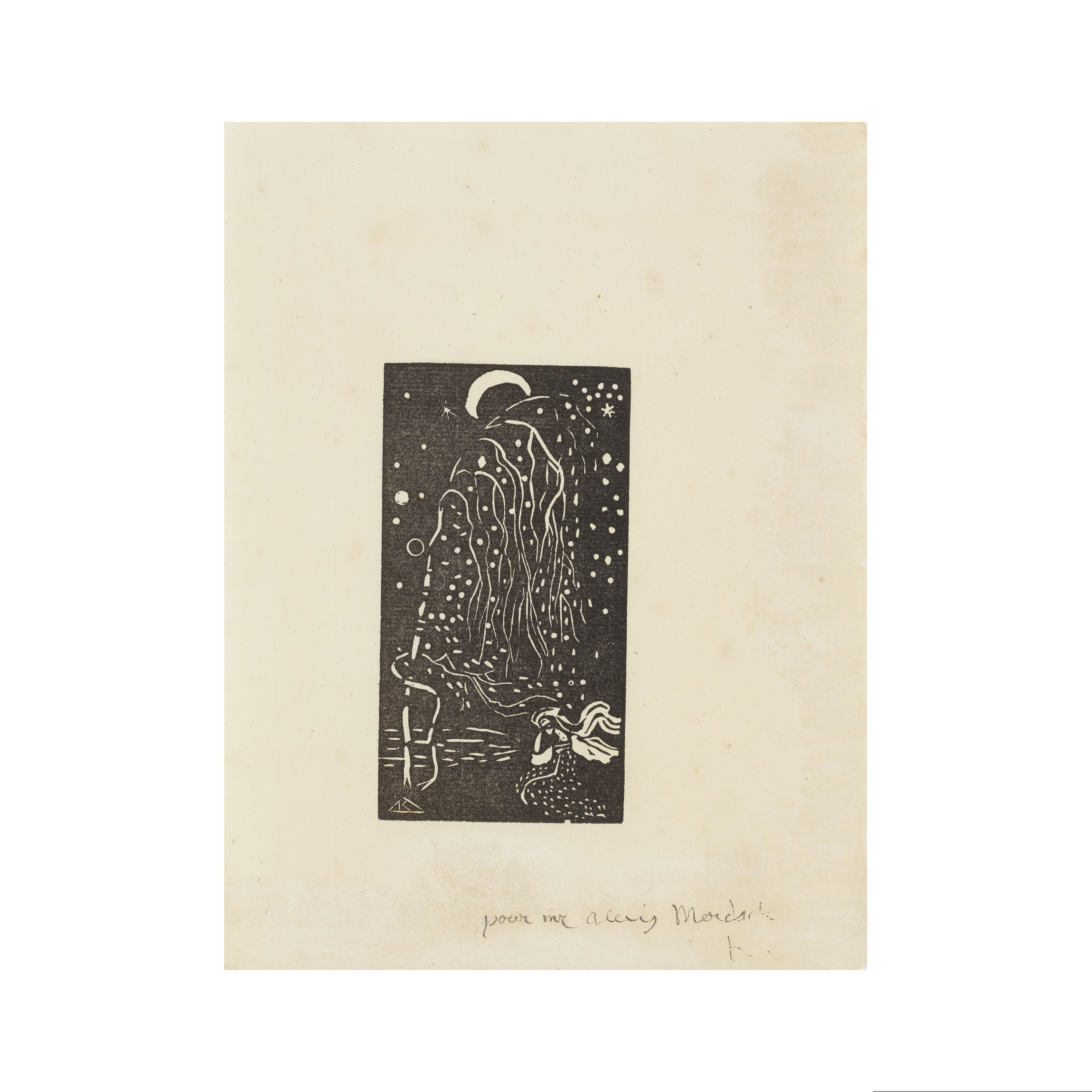 VASSILY KANDINSKY (1866-1944) Sterne (Stars), 1907 (Verlag, 66.1)Bois grav&#233; sur papier verg...