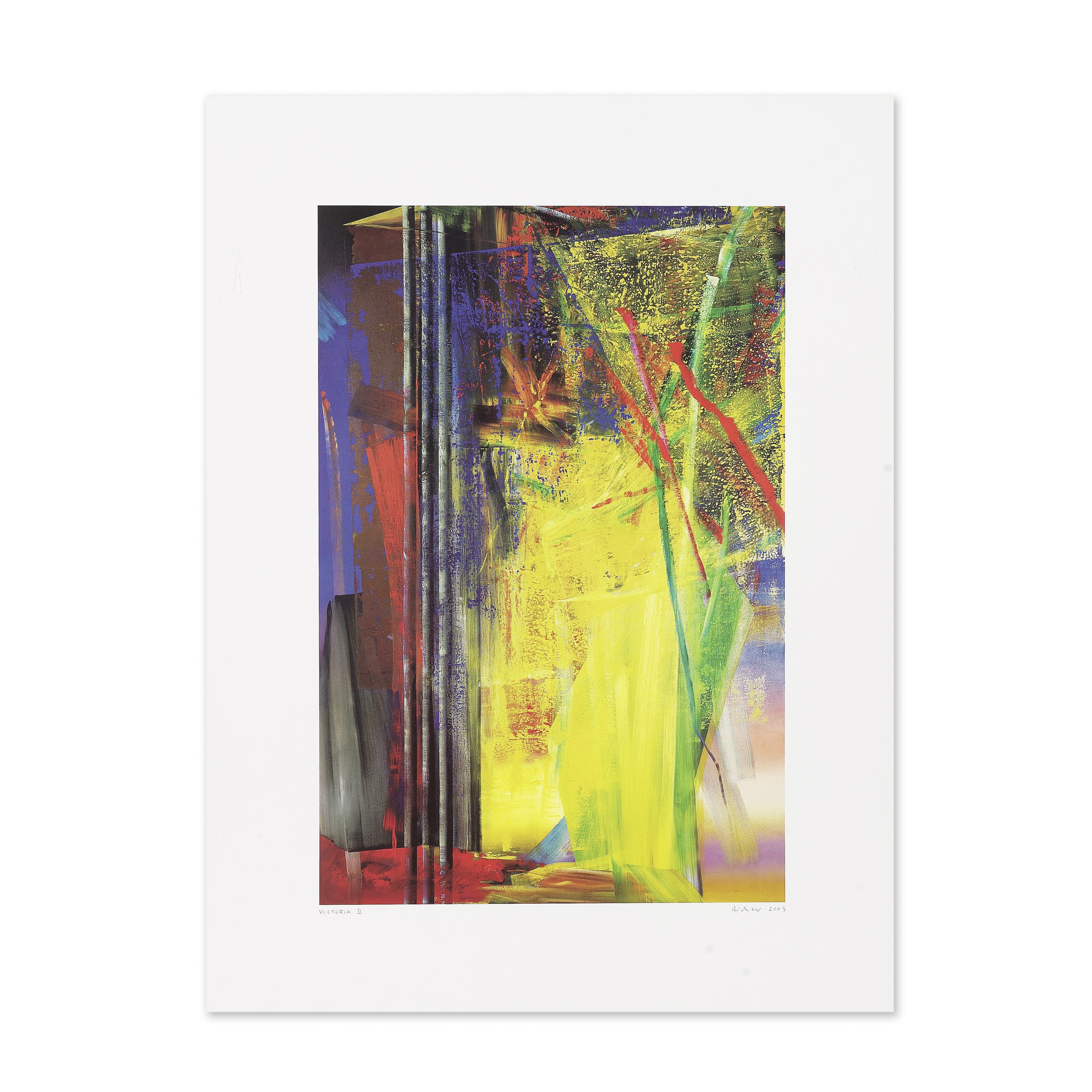 GERHARD RICHTER (NE EN 1932) Victorian I, 1987/2003 (Butin, appendix p.283)Offset en couleurs Si...