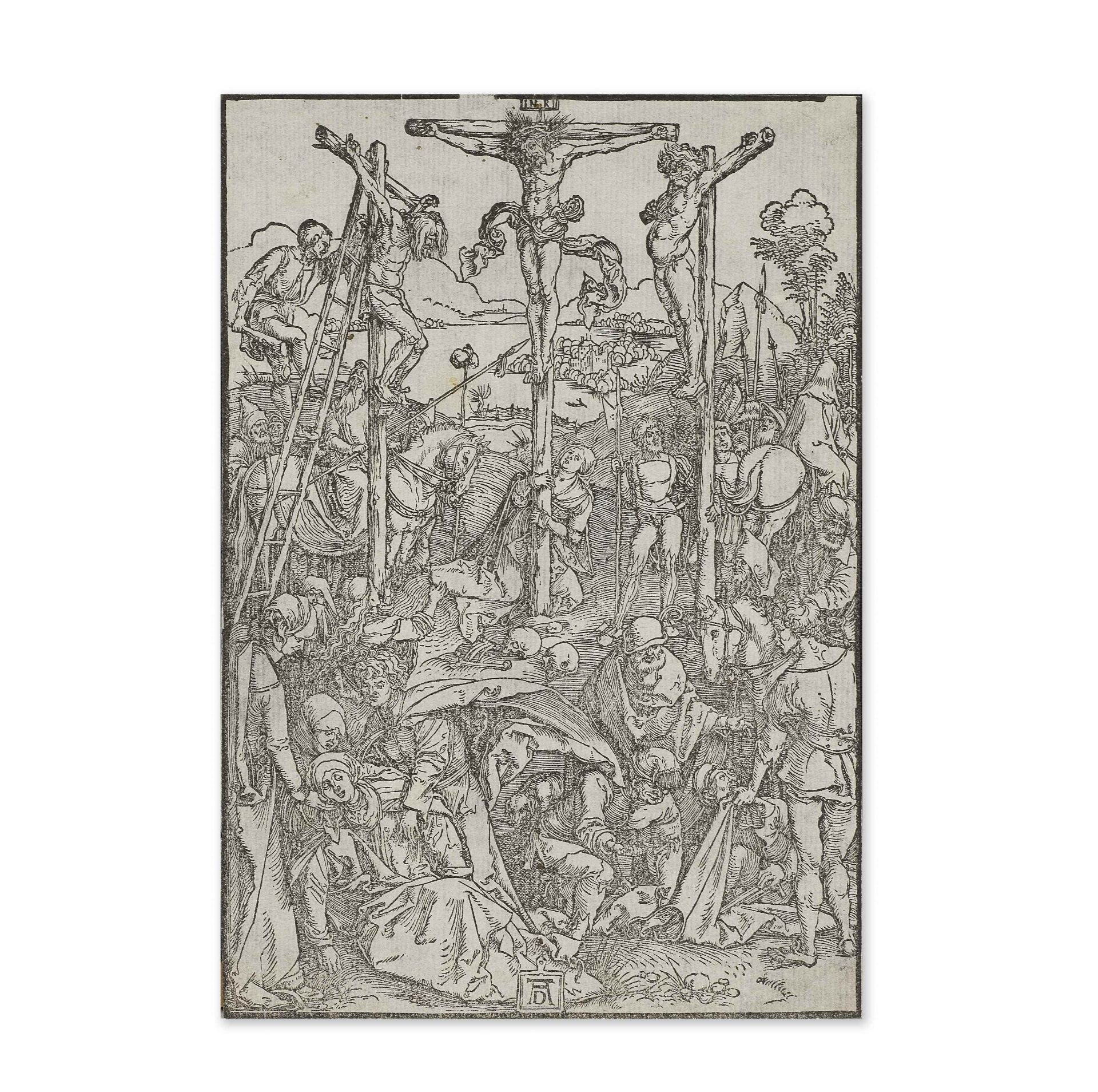 ALBRECHT D&#220;RER (1471-1528) Le Calvaire avec Trois Croix, circa 1503 (B.59)Bois grav&#233; ...