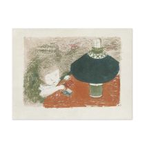 PIERRE BONNARD (1867-1947) L'enfant &#224; la lampe, 1897 (Bouvet, 43)Lithographie en couleurs s...