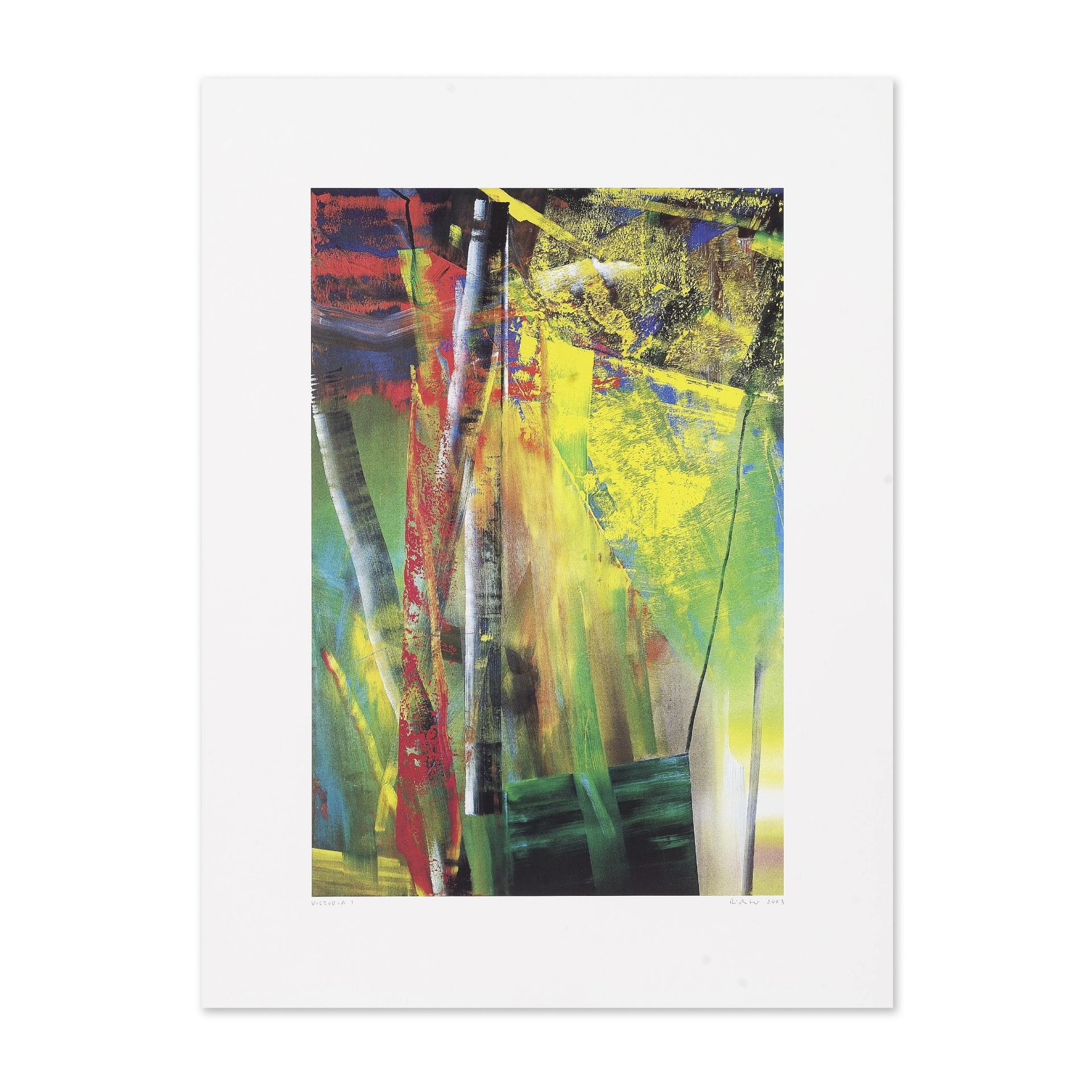 GERHARD RICHTER (NE EN 1932) Victorial II, 1987/2003 (Butin, appendix p.283)Offset en couleurs S...