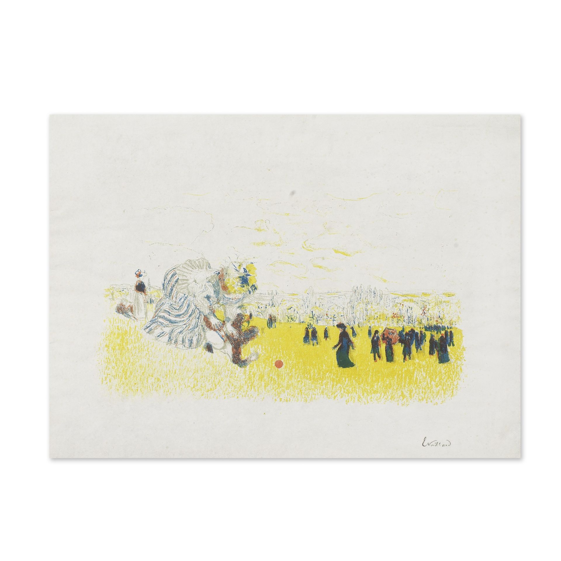 EDOUARD VUILLARD (1868-1940) Jeux d'enfants, 1897 (Roger-Marx, 29 ; Johnson,154)Lithographie en ...