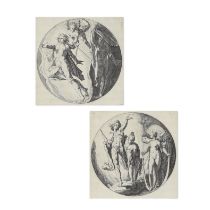 HENDRICK GOLTZIUS (1558-1617) La Cr&#233;ation du Monde, Le Jour I, et Le Jour IV, 1590 (NH36,39...